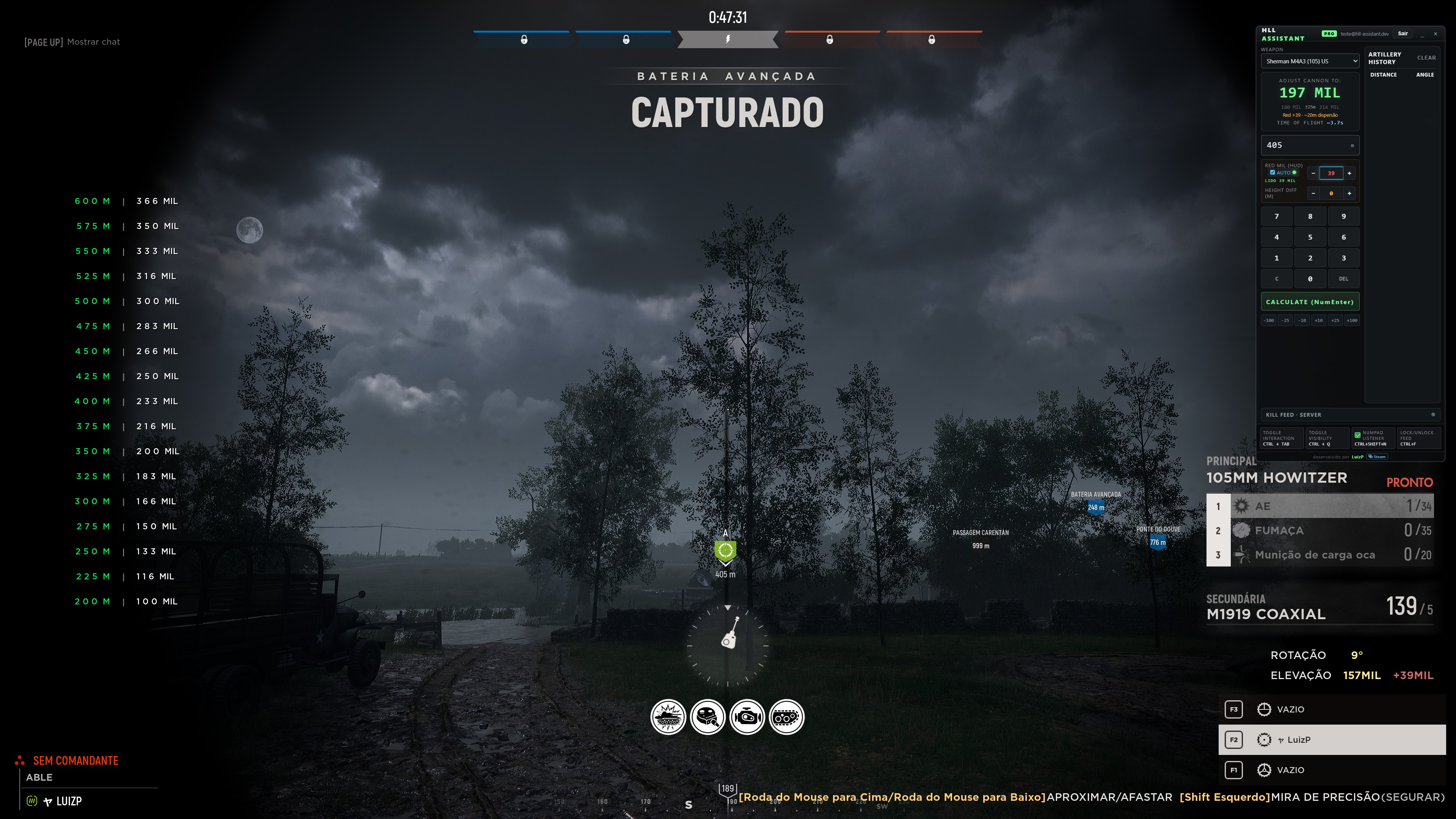 HLL Assistant como overlay por cima do Hell Let Loose
